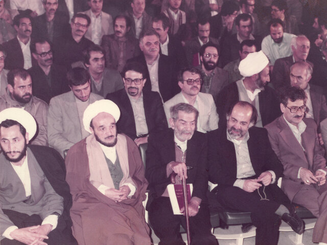 استاد شهریار در دانشگاه تبریز
